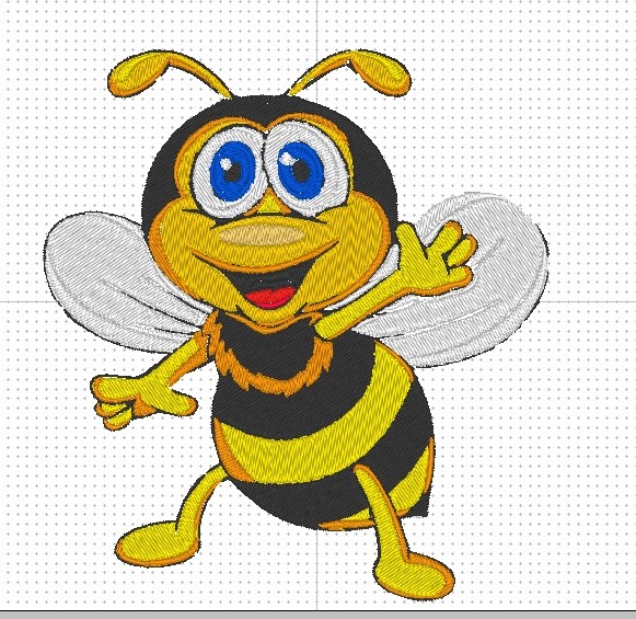 Embroidery digitizing example 2